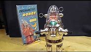 Mechanized Robot chrome Robby Osaka Tin Toy Institute