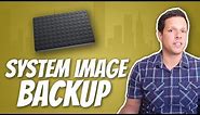 How to make a System Image backup