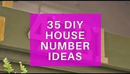 35 DIY House Number Sign Ideas - Make Your Own House Numbers
