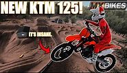 THIS NEW MODDED 125 IN MXBIKES IS INSANE!! 2015 KTM 125SX