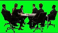 Meeting On Green Screen | Office Meeting | Project Work | Chromakey | Green Screen Effects