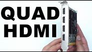 Blackmagic Design Decklink Quad HDMI capture card unboxing, specs, close ups and why I've bought one