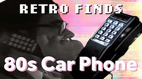 Retro Find: Remember these car cell phones from the 1980s?