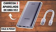 POWER BANK / BATERIA EXTERNA SAMSUNG FAST CHARGE DE 10000 mAh | Melhor Carregador Portátil?