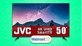 Por menos de 5,200 pesos podrás obtener esta Smart TV 4K JVC de 50 pulgadas en sublime descuento de Walmart que incluye meses sin intereses