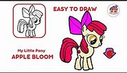 HOW TO DRAW MY LITTLE PONY APPLE BLOOM