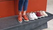 Women's Platform Lace-Up Wingtips Square Toe Oxfords Shoe