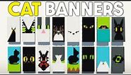 Minecraft : Cat Banners Design Tutorial | Minecraft Cat Banners