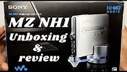 Sony MZ NH1 Hi MD Walkman unboxing and review