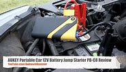 AUKEY Portable Car 12V Battery Jump Starter PB-C8 Review