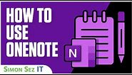 How to Use OneNote: 1-Hour OneNote Tutorial (2019/365 Desktop)