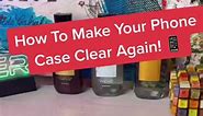 How To Make Your Dirty Phone Case Clear Again! ???? #fyp #iphone #clear #case #dirty #android #phones #foryou #tech #curtwj #foryoupage #computer #pc | Dexter Cat