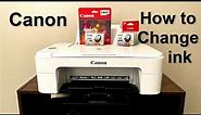 How to Change Ink in Canon Printer MG2522 and TS3322 - Quick and Easy