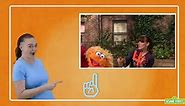 Sesame Street: Feist 1, 2, 3 ,4 in American Sign Language (ASL)