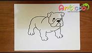 How to Draw a Bulldog Step by Step for Kids