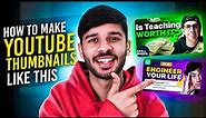 How to Make a Thumbnail with Glow Effect - Beginners