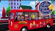 Wheels On The Red Bus | Nursery Rhymes for Babies by LittleBabyBum - ABCs and 123s