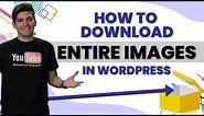 How To Download Your Entire Media Wordpress Media Library - WP File Manager Wordpress Plugin