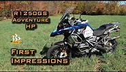 First Impressions | 2020 BMW R1250GS Adventure HP Review