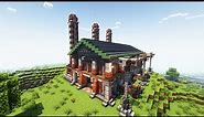 How to build Steampunk Factory - Minecraft tutorial