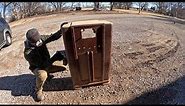 Refinishing Antique Wood Console Radio Cabinet