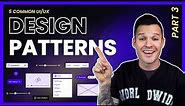 5 Common UI Design Patterns | Part 3
