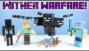 Minecraft Survival Mode Wither Warfare Action Figure Pack Mattel Toys Huge!