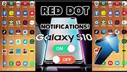 HOW TO TURN RED DOT NOTIFICATIONS ON AND OFF!? SAMSUNG GALAXY UPDATE