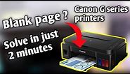 Canon G3000 Black not printing Repair (Software method) #Canonprinter