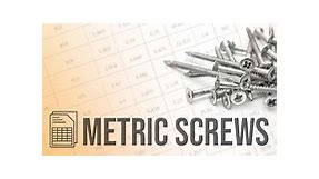 Metric Screw Size Chart - Guide with Complete Dimensions