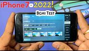 (4k)iPhone7 in 2022 Worth it for PUBG/BGMI Test | Battery drain test & Performance test | VMinds |