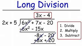 Polynomials - Long Division