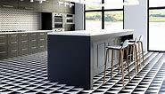 Indulge Your Home With Black Marble Floor Tiles