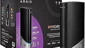 ARRIS (G54) - Cable Modem Router Combo - Fast DOCSIS 3.1 Multi-Gigabit & BE 18000 WiFi 7 Router Comcast Xfinity, Cox, Spectrum Quad-Band 1, 10-Gbps Port 4, 1-Gbps Ports