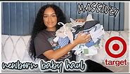 HUGE NEWBORN BABY BOY CLOTHING HAUL | Target Affordable Newborn Baby Haul