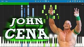 John Cena Theme Song (The Time Is Now) - Piano Cover / Tutorial with Sheet Music