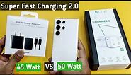 Samsung S23 Ultra Super-Fast Charging 2.0 | Best 45 Watt Charger | Unboxing & Review