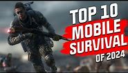 Top 10 Mobile Survival Games of 2024. NEW GAMES REVEALED! Android and iOS
