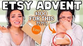 $100 Etsy Advent Calendar with THIS INSIDE?! | Fall Advent Unboxing