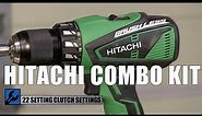 HItachi KC18DBFL Brushless Hammer Drill and Impact Driver kit