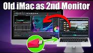 How to Turn an Old iMac into a 2nd Monitor - Cheaply!