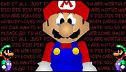 DEPRESSING MARIO.EXE SAD HORROR GAME... (The END of Mario...)