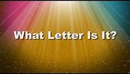 Learn The Alphabet | "What Letter Is It?" | Phonics | Phonemic Awareness | Jack Hartmann