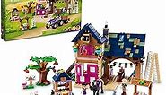 LEGO Friends Organic Farm House Set 41721 with Toy Horse, Stable, Tractor and Trailer Plus Animal Figures, for Kids, Girls and Boys Aged 7+
