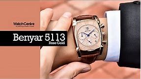 Benyar 5113 Square Dial Rose Gold Men's Gift Watch Review