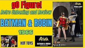 Hot Toys Batman and Robin 1966 TV show Adam West Burt Ward 1/6 scale figure unboxing and review