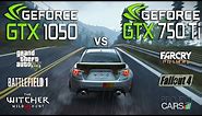 GTX 1050 vs GTX 750 Ti Test in 6 Games (i3 7100)