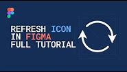 ✏ How to Make a Refresh Icon in Figma full tutorial. How to Create an Icon in Figma