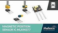 Magnetic position sensor MLX90377