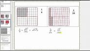 Represent a Percent or Decimal Using 10 by 10 Grids